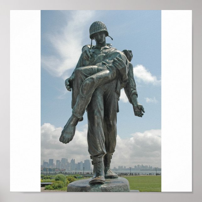 Póster Soldado caído (Frente)