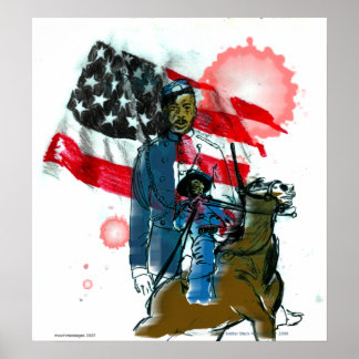 Póster Soldado de búfalo
