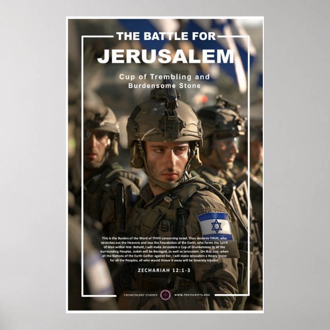 Póster Soldado de IDF (Frente)