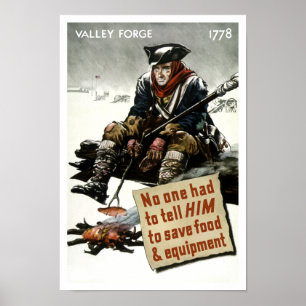Póster Soldado de la fragua del valle -- Propaganda WW2