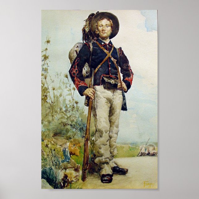 Póster Soldado de la guerra civil (Frente)