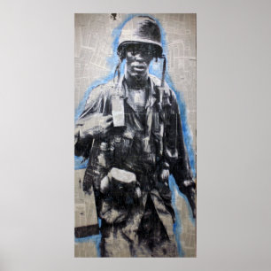Póster Soldado de Vietnam