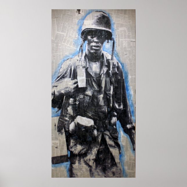 Póster Soldado de Vietnam (Frente)
