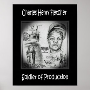 Póster Soldado del ~ de Charles Fletcher del ~ Welder~ de