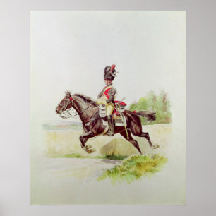 Póster Soldado del guardia imperial a caballo, 1898