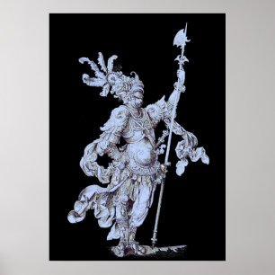 Póster Soldado del siglo XVII