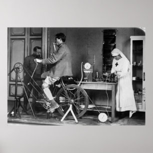 Póster Soldado italiano discapacitado, años 1910