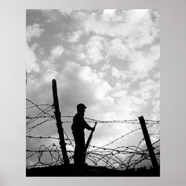 Póster Soldado solitario (Frente)