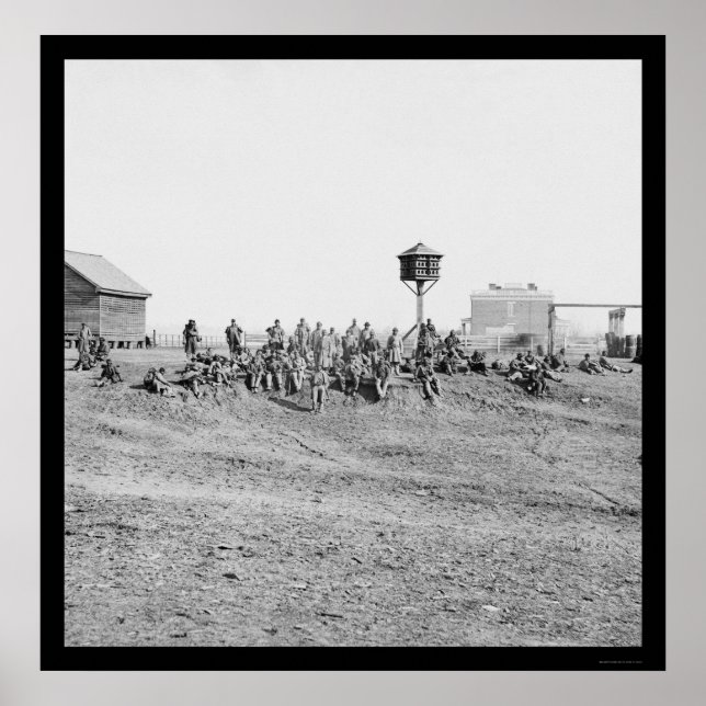 Póster Soldados afroamericanos 1865 (Frente)