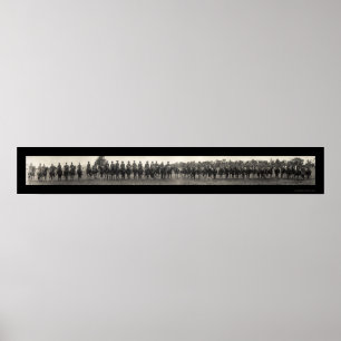 Póster Soldados de caballería estatales en la foto 1917