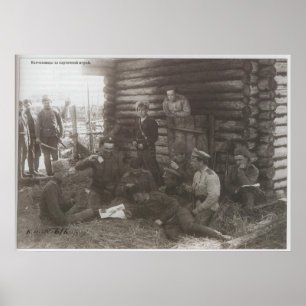 Póster Soldados del ejército blanco de Kolchak