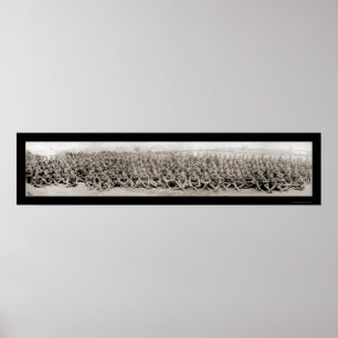 Póster Soldados devuelven foto de Rusia de 1919