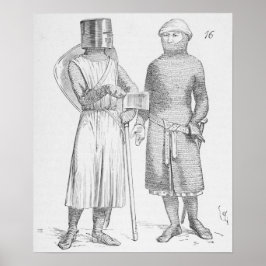 Póster Soldados medievales