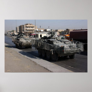 Póster soldados patrullando