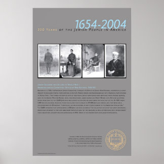 Póster Soldados y marineros judíos en la Primera Guerra M