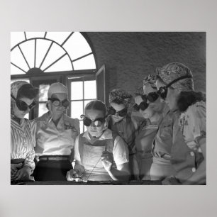 Póster Soldadura de mujeres, 1942