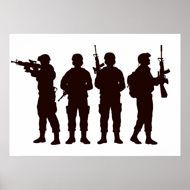 Póster Soldier Silhouette (Frente)
