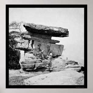 Póster Soldiers by Umbrella Rock in Chattanooga, TN 1864