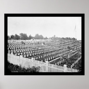 Póster Soldiers' Cemetary in Alexandria, VA 1865