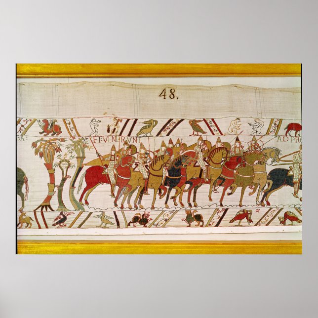 Póster Soldiers leaving Hastings to do battle with (Frente)