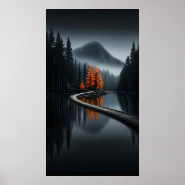 Póster Soledad Malhumorada: Camino al Bosque Brillante (Frente)