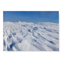 Soledad nórdica dunas de nieve de invierno