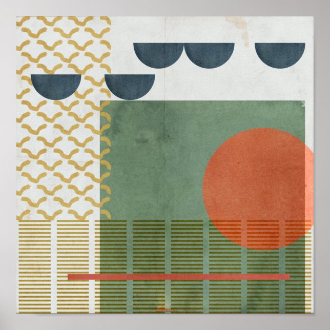 Póster Soleil Rouge III (Frente)