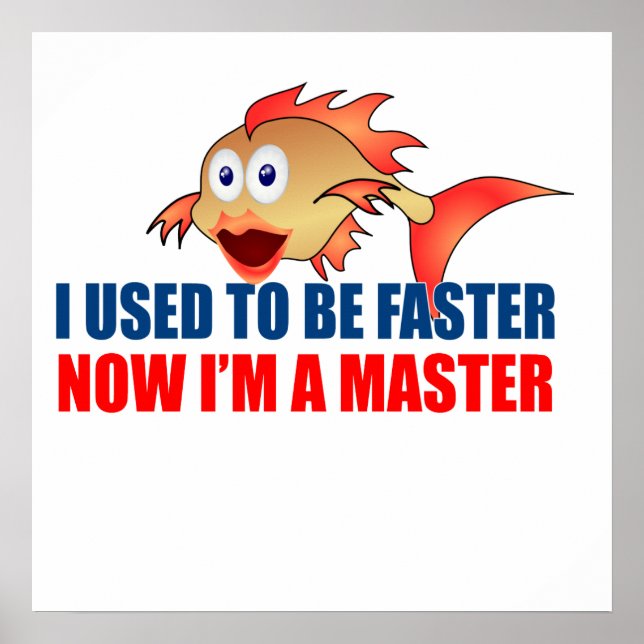 Póster Solía ser más rápido (Frente)