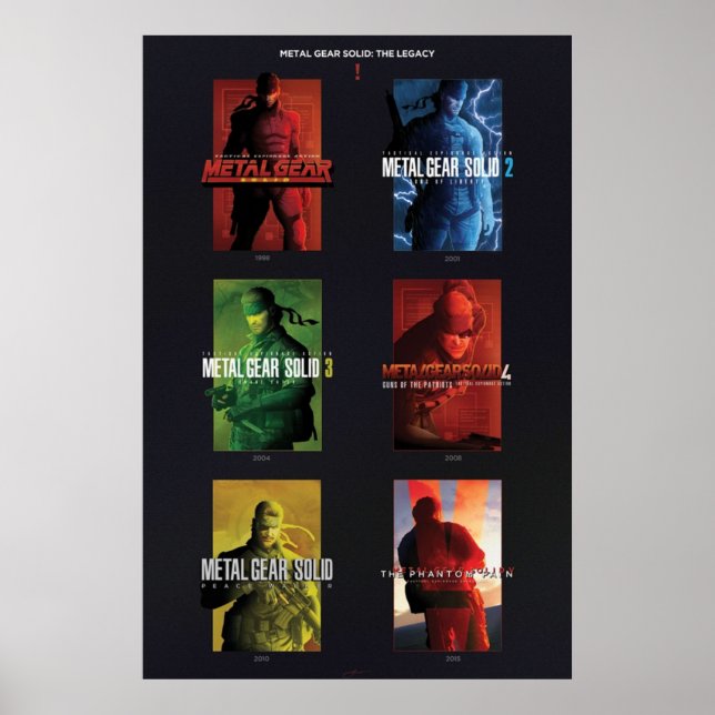 Póster Sólida herencia metalizado de engranaje sólido Met (Frente)