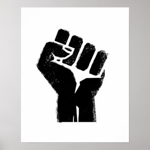 Póster Solidaridad racial