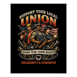 Póster Solidaridad y Fuerza