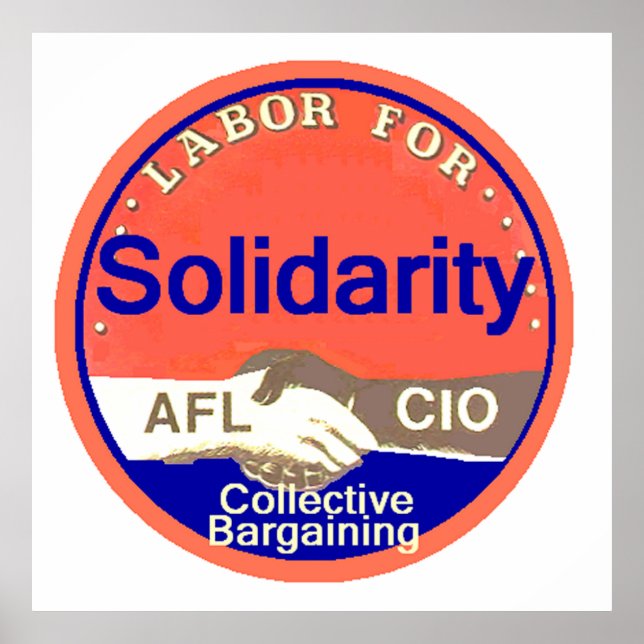Póster SOLIDARITY Union Poster (Frente)
