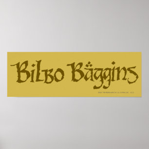 Póster Sólido de BILBO BAGGINS™