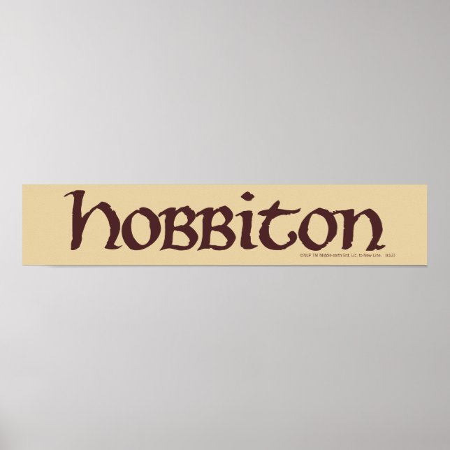 Póster Sólido de HOBBITON™ (Frente)