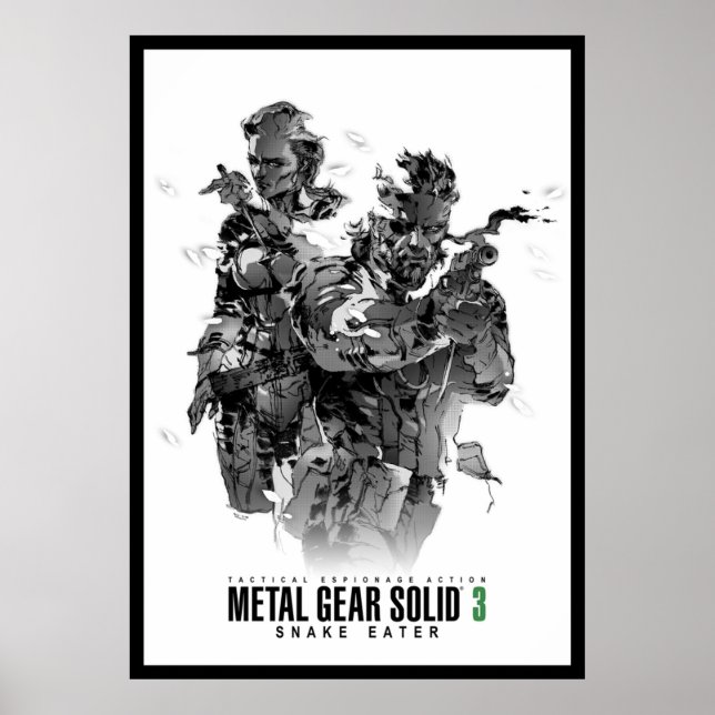 Póster Sólido del engranaje metalizado 3 (Frente)