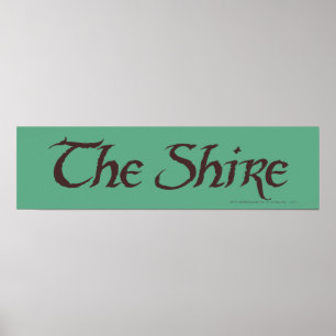 Póster Sólido del nombre SHIRE™