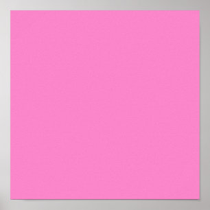Póster Sólido plano Taffy Pink