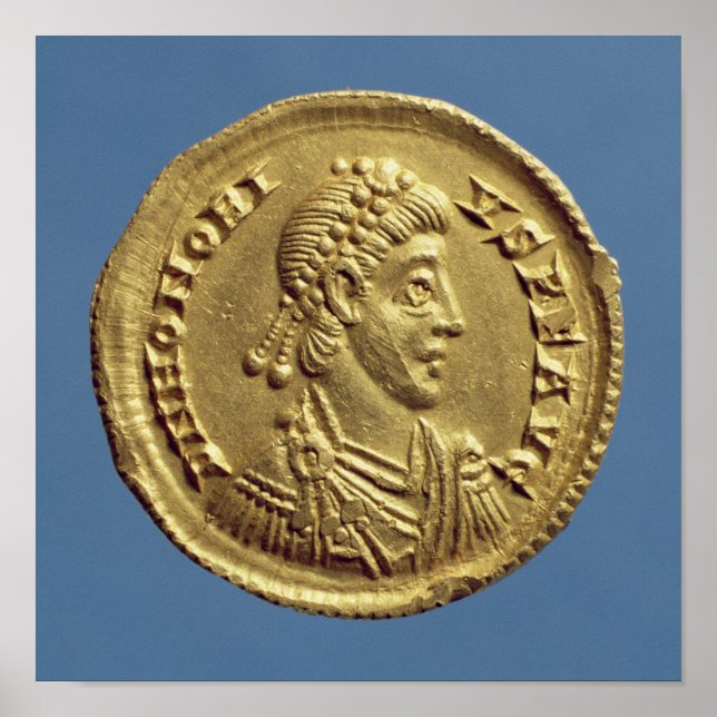 Póster Sólidos de las cortinas de Honor, curados (Frente)