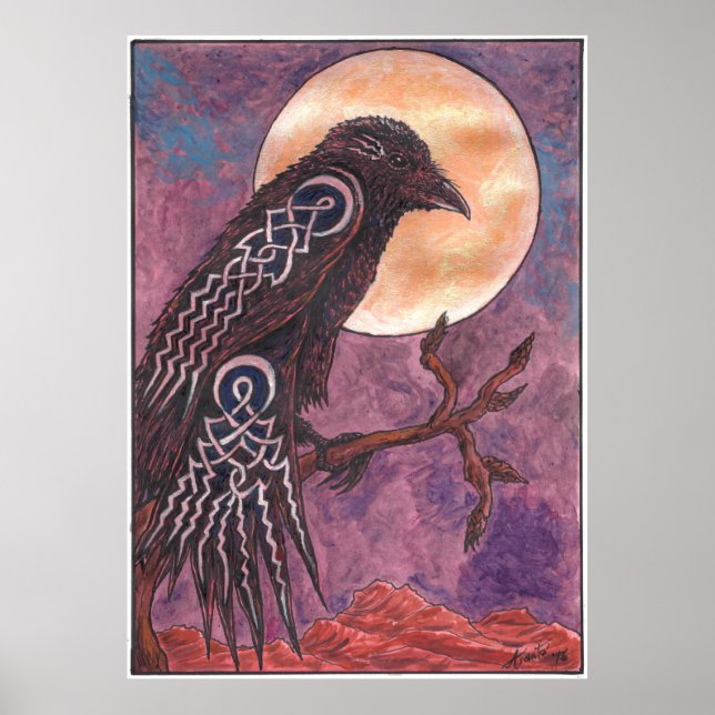 Póster "Solitario del desierto" (Frente)