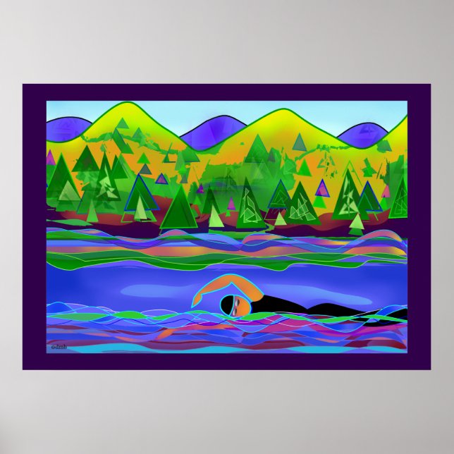 Póster Solo agua abierta (Frente)