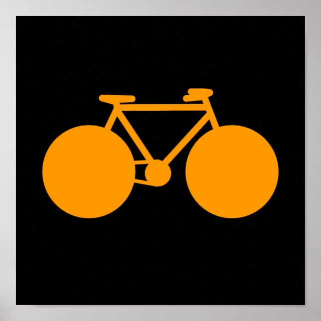 Póster sólo bicicletas (Frente)