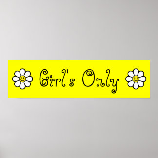 Póster Sólo chicas