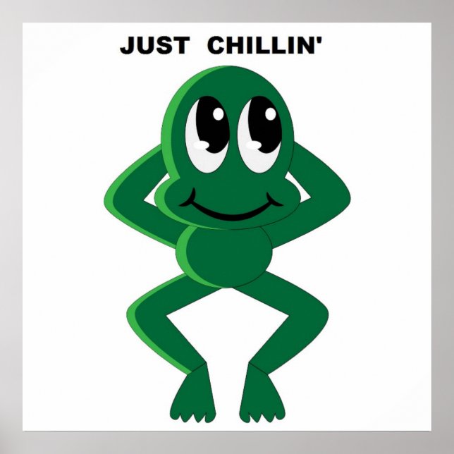 PÓSTER SÓLO CHILLIN' (Frente)
