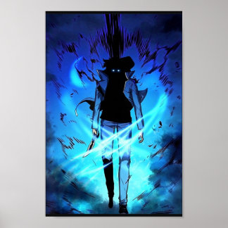 Póster Solo Cool Anime Leveling