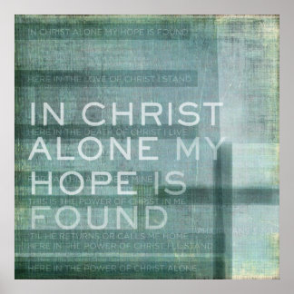 Póster Solo en Cristo