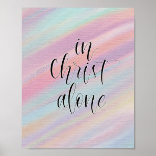 Póster Solo en Cristo