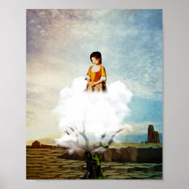 Póster solo en el desierto