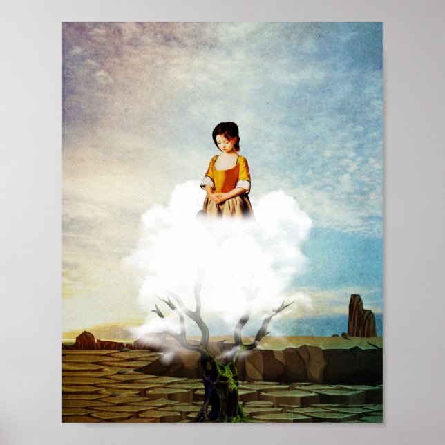 Póster solo en el desierto (Frente)