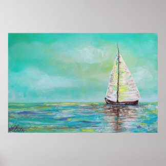 Póster Solo en Sea Poster