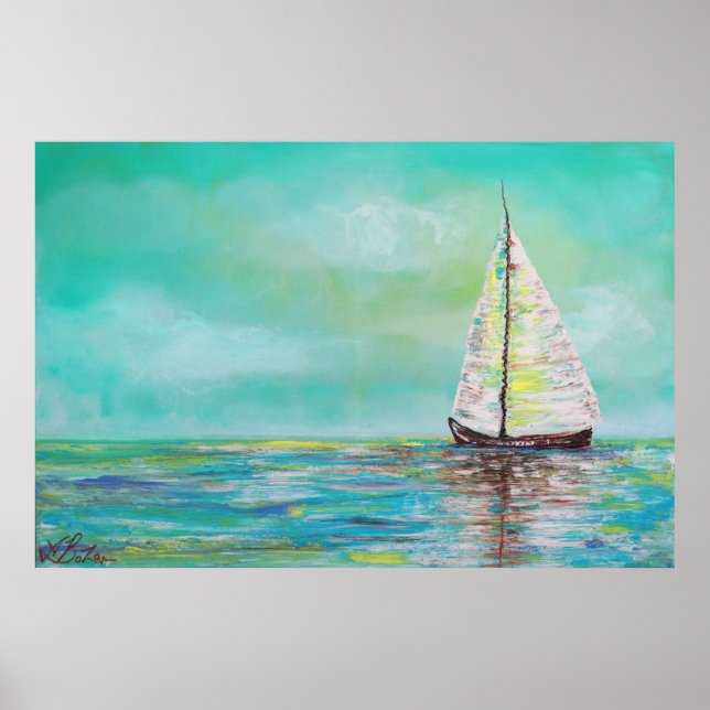 Póster Solo en Sea Poster (Frente)